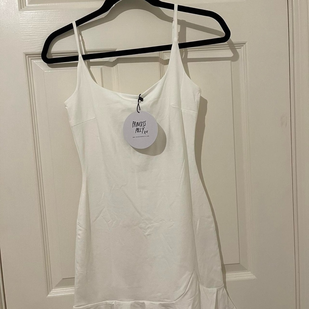 Princess polly NEW WITH TAG white mini dress